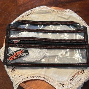 Makeup Case Bag Pouch Artist Brush Bag Phone Case ODG-105 OnDGo Bags NWT Clear